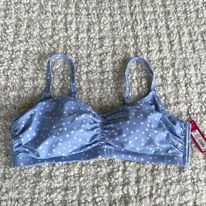 Polka Dot Target Bikini Top